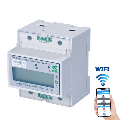 qualità  Recharge 80A Single Phase Prepaid Energy Meter Din Rail Electric Meter CE fabbrica